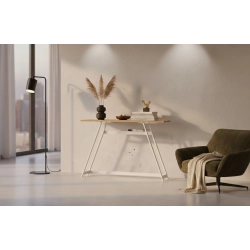 KONSOLA - REGAŁA Z DREWNA LITEGO DĄB OLCHA JESION SKD-381